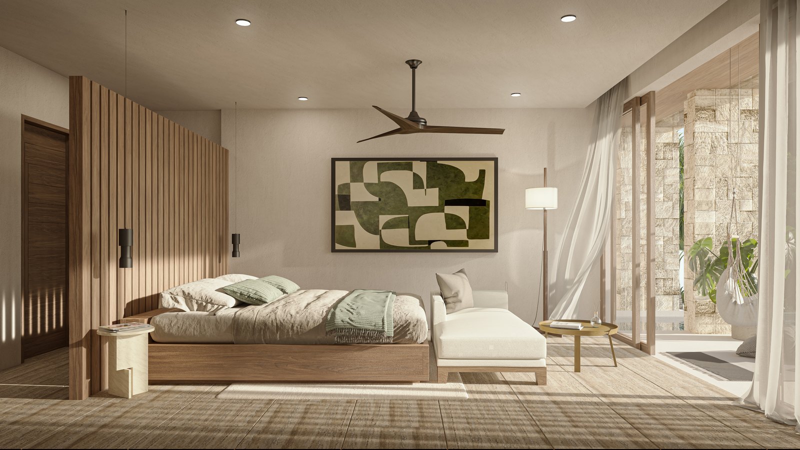 Render: recámara de visitas